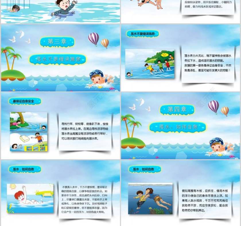 防范未成年人溺水预防溺水安全教育PPT第3张