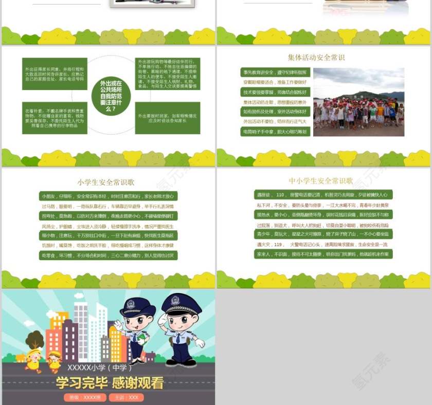 安全教育主题班会PPT第6张