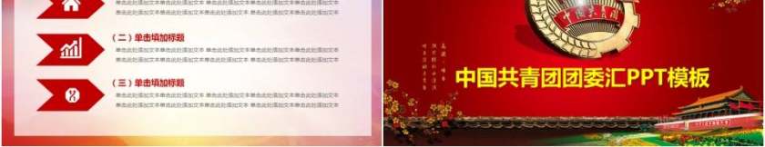 中国共青团中央党课学习通用汇报模板第5张