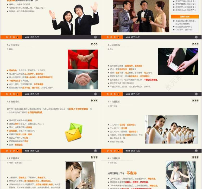 新员工入职培训实用礼仪培训员工培训PPT第8张