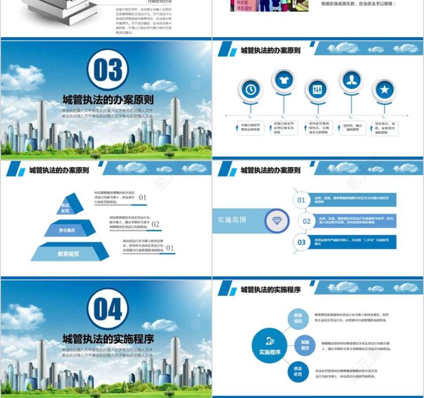 城管执法与执法程序城市管理综合执法模板公安城管执法PPT 第3张