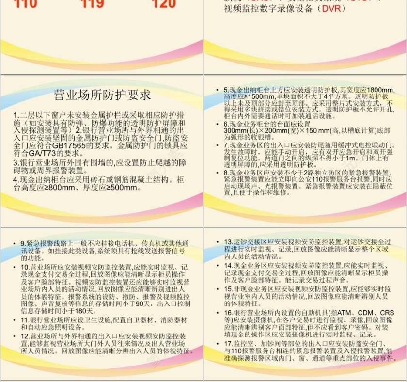  安全保卫知识讲座银行安全培训ppt 第6张