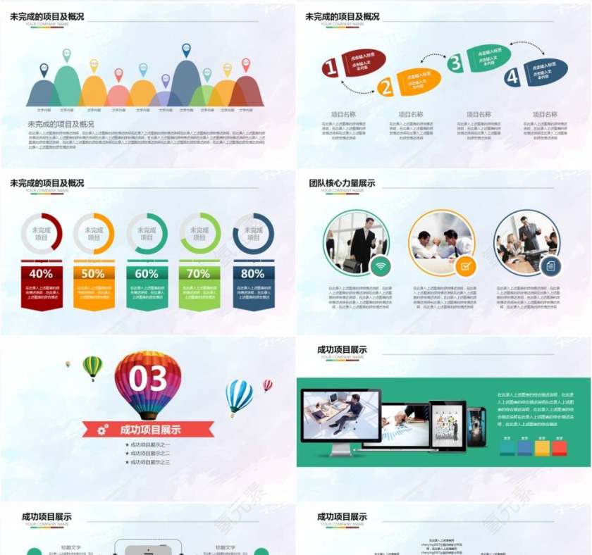 共青团年终工作总结汇报工作计划述职报告通用模板PPT第4张