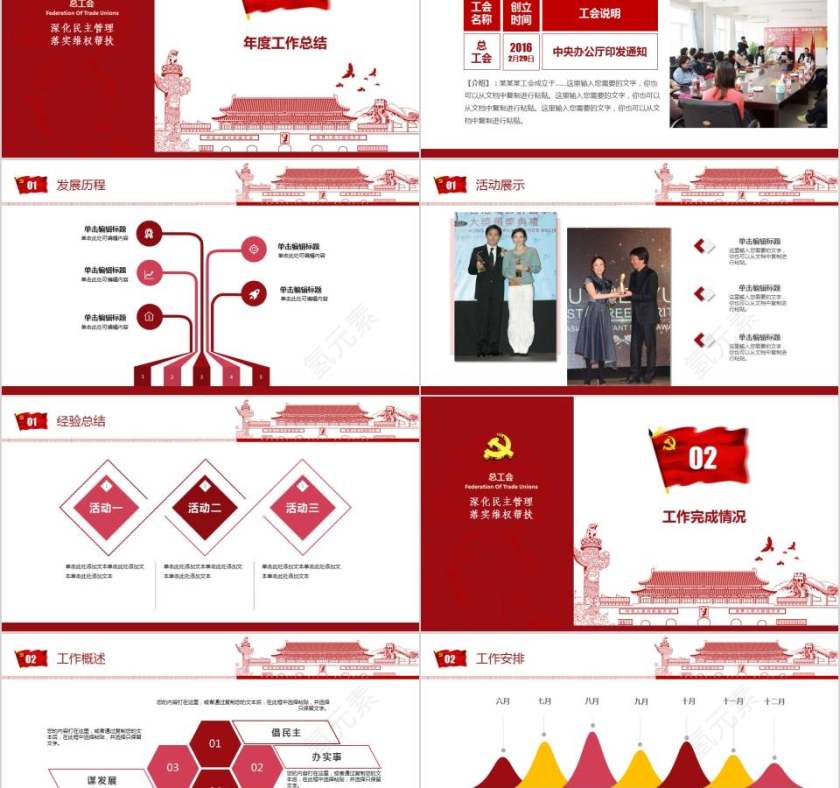 总工会民主管理维权PPT模板第2张