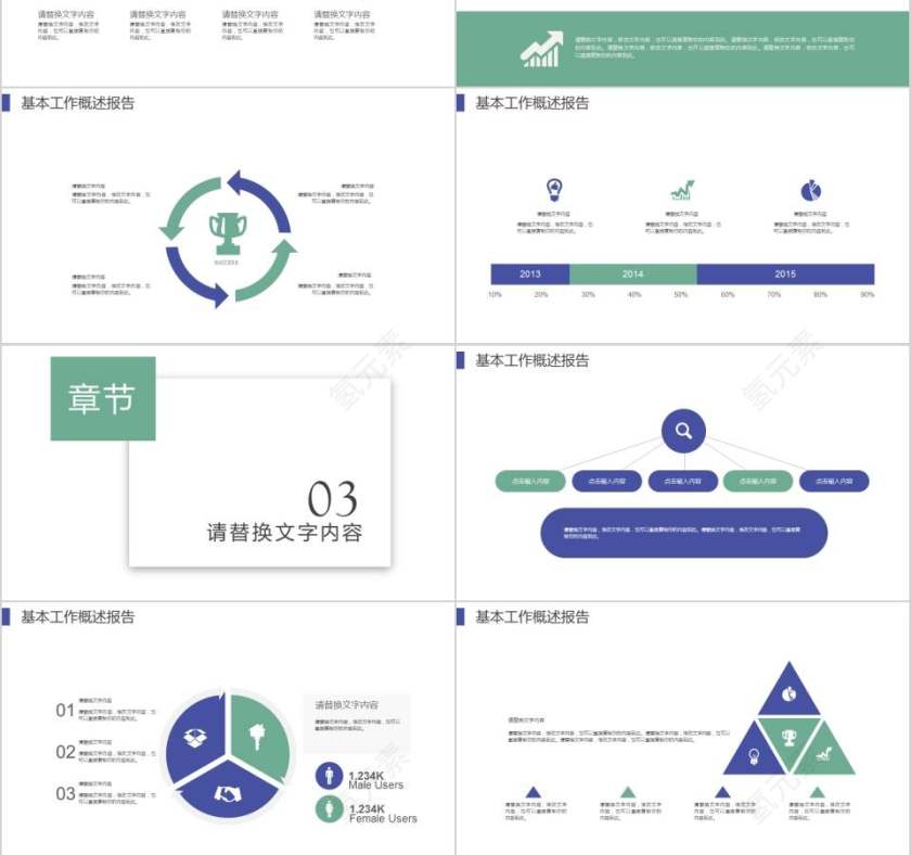 人事部年中总结PPT人事述职PPT 第3张