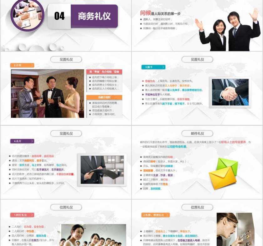 实用礼仪培训手册礼仪培训PPT 第8张