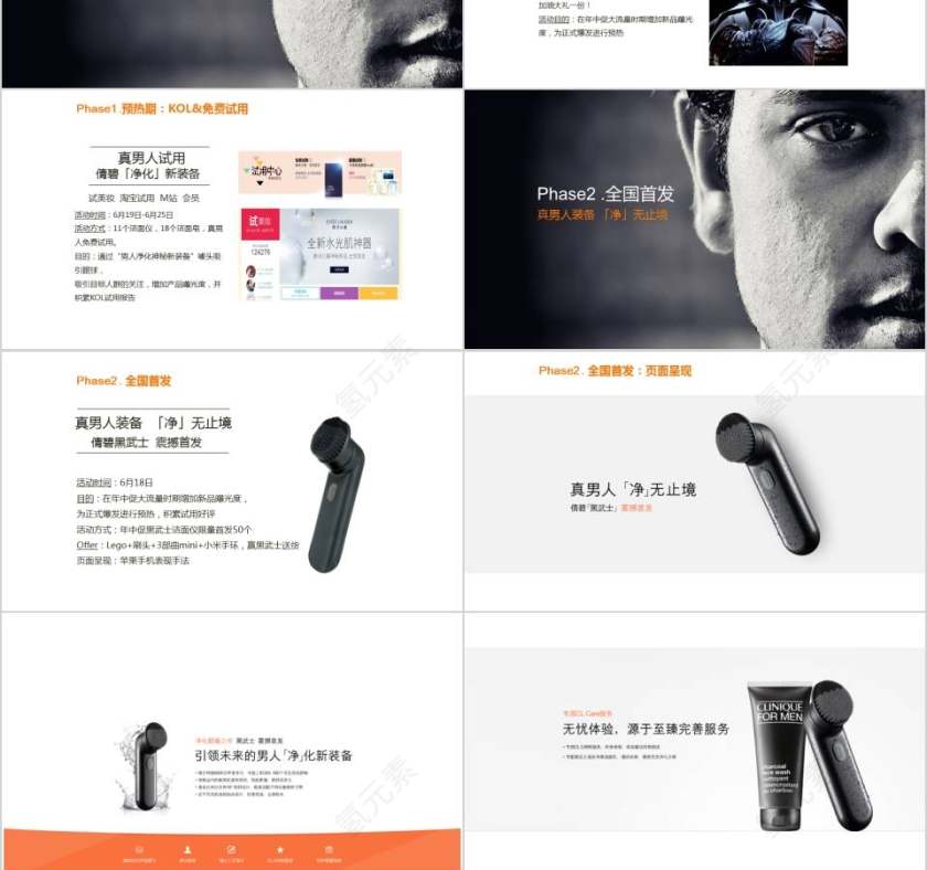 男士护肤商业产品介绍PPT第3张