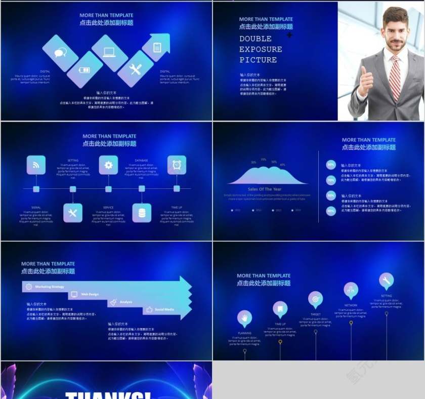 商业计划产品介绍PPT模板第4张