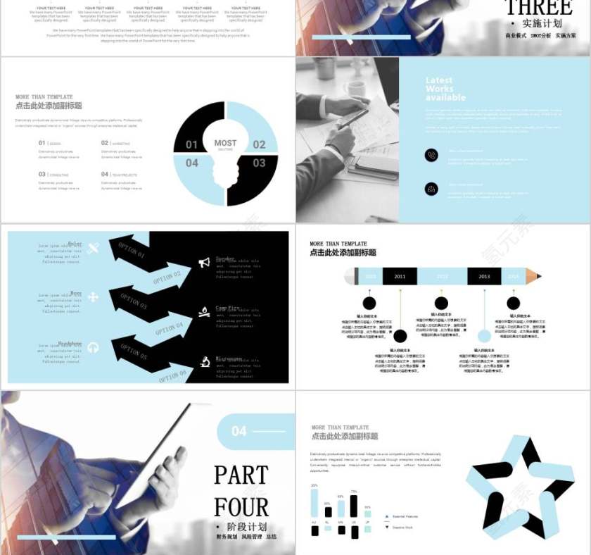 商业计划产品介绍PPT模板第3张