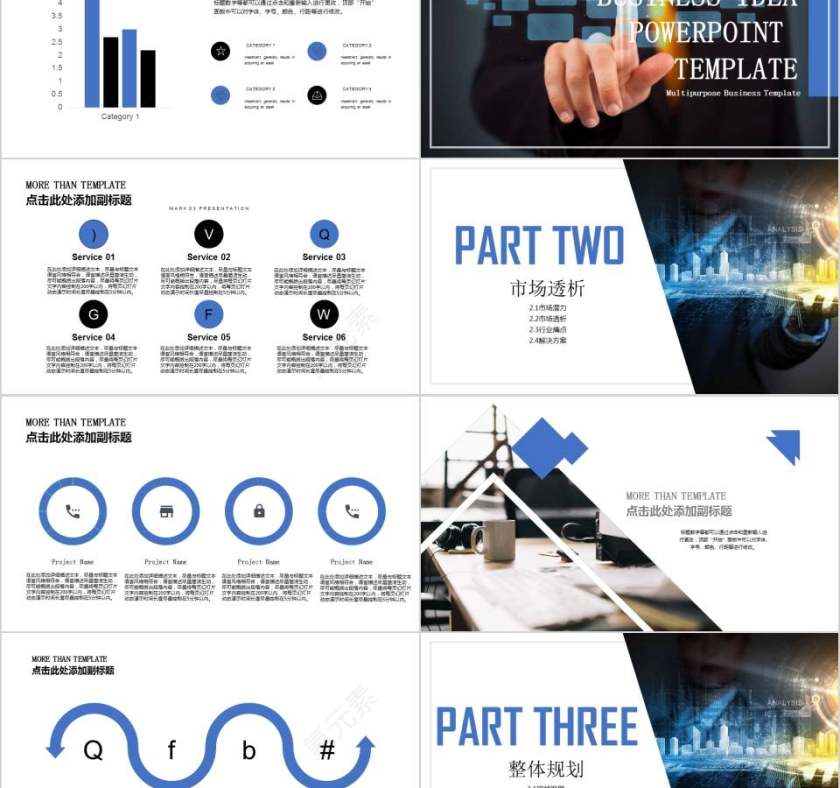 商业计划产品介绍PPT模板第2张