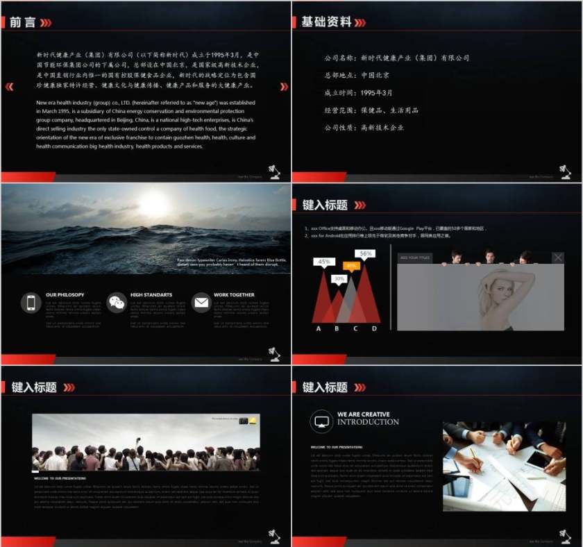 高端大气风格商务产品发布会PPT第2张