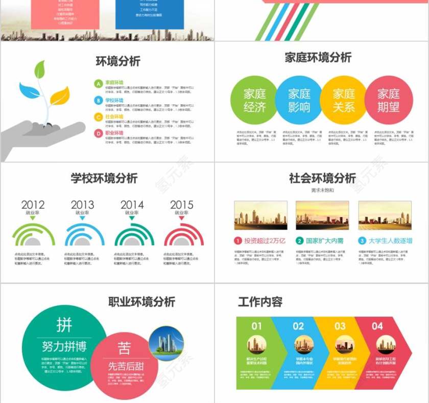 规划精彩人生职业生涯规划PPT第3张