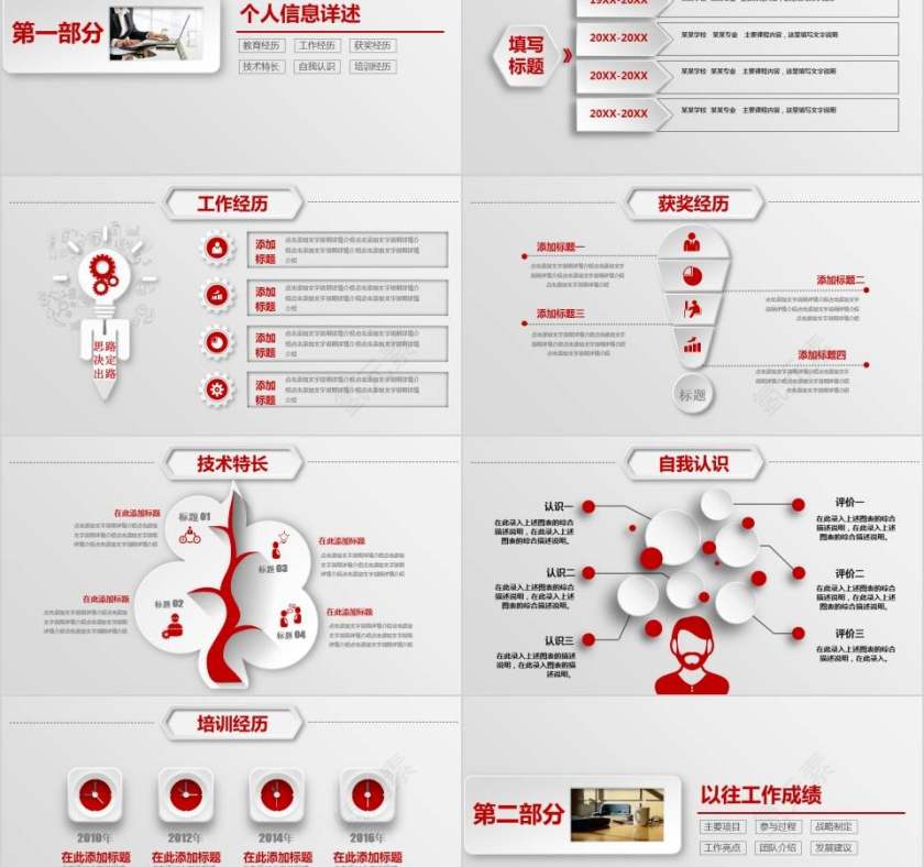 竞聘述职个人简历职业规划PPT第2张