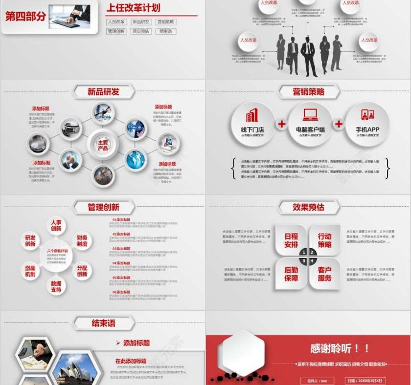 竞聘述职个人简历职业规划PPT第5张