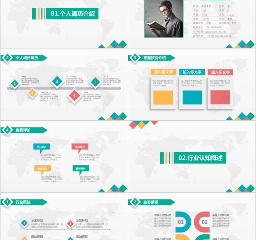 大学生职业规划PPT第2张