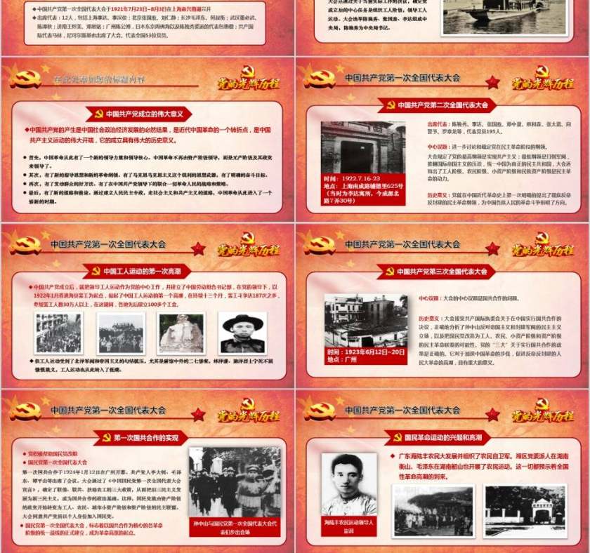 热烈庆祝新中国成立68周年党史学习党课PPT第3张