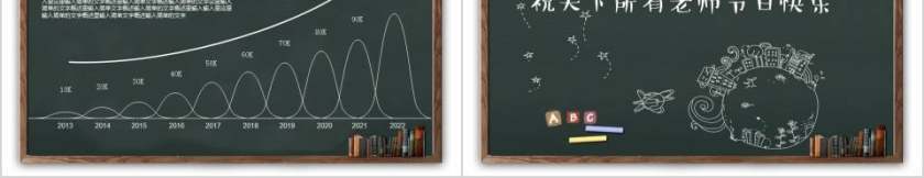 感恩教师节PPT模板第5张