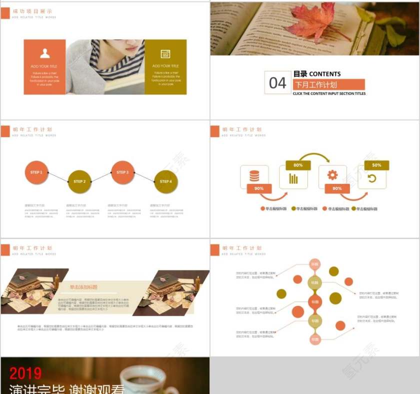 咖啡读书分享会教师公开课PPT模板第4张