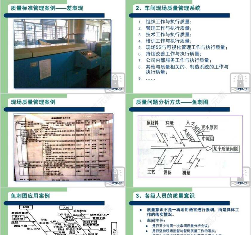 生产现场品质管理方法“10+1”质量管理培训ppt第5张