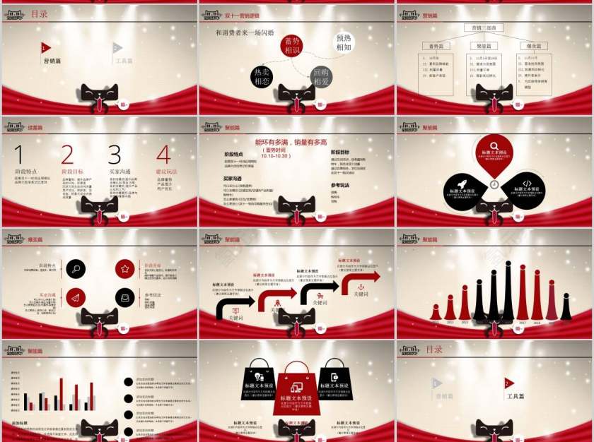 全球狂欢节淘宝双十一营销策划书双十一PPT模板第2张