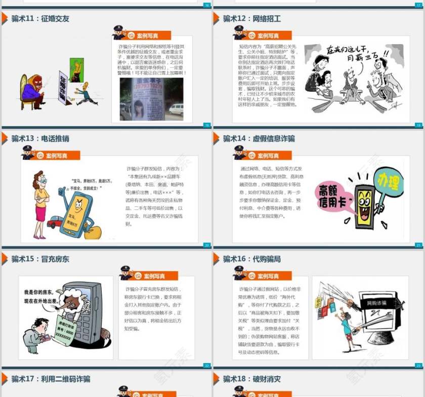 预防电信（网络）诈骗小知识法律法院PPT第4张