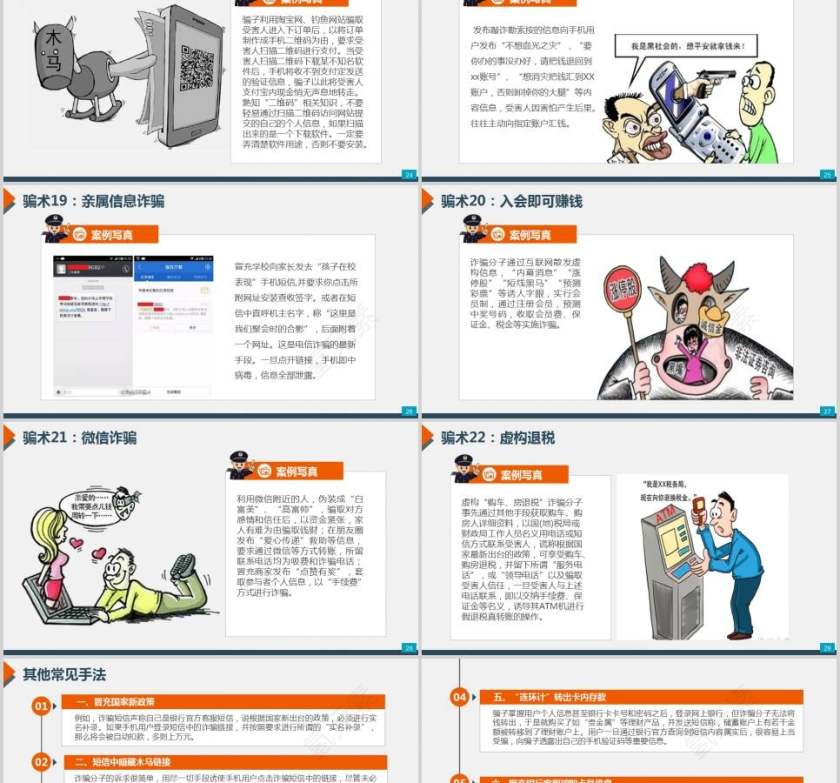 预防电信（网络）诈骗小知识法律法院PPT第5张