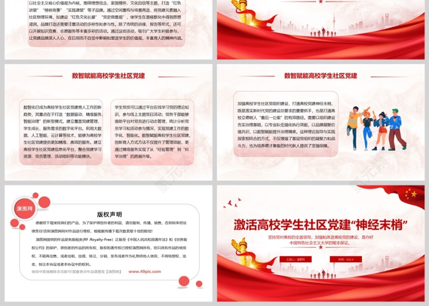激活高校学生社区党建“神经末梢”党建党课学习ppt第3张