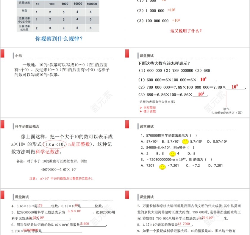 《有理数的乘方科学记数法》人教版初中七年级数学上册PPT课件第2张