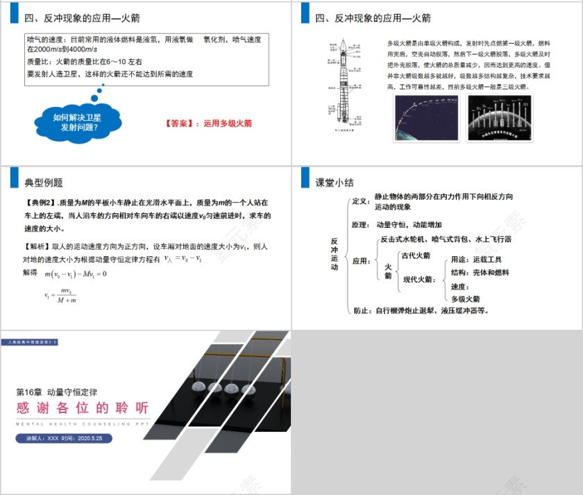 《能量守恒定律反冲运动火箭》人教版高中物理选修3-5PPT课件第4张