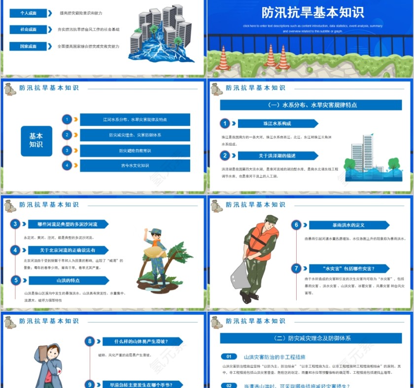 警钟长鸣抓防范防洪防汛保平安迎峰度夏防洪度汛PPT第2张