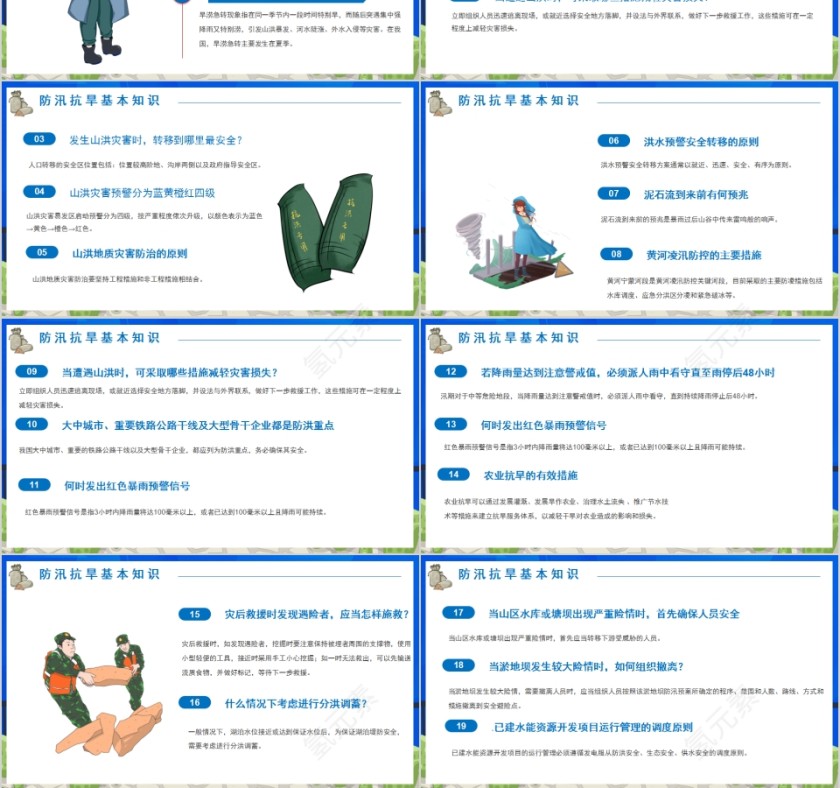 警钟长鸣抓防范防洪防汛保平安迎峰度夏防洪度汛PPT第3张