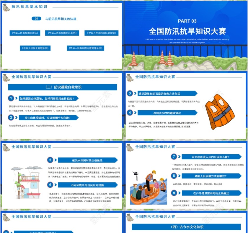警钟长鸣抓防范防洪防汛保平安迎峰度夏防洪度汛PPT第4张