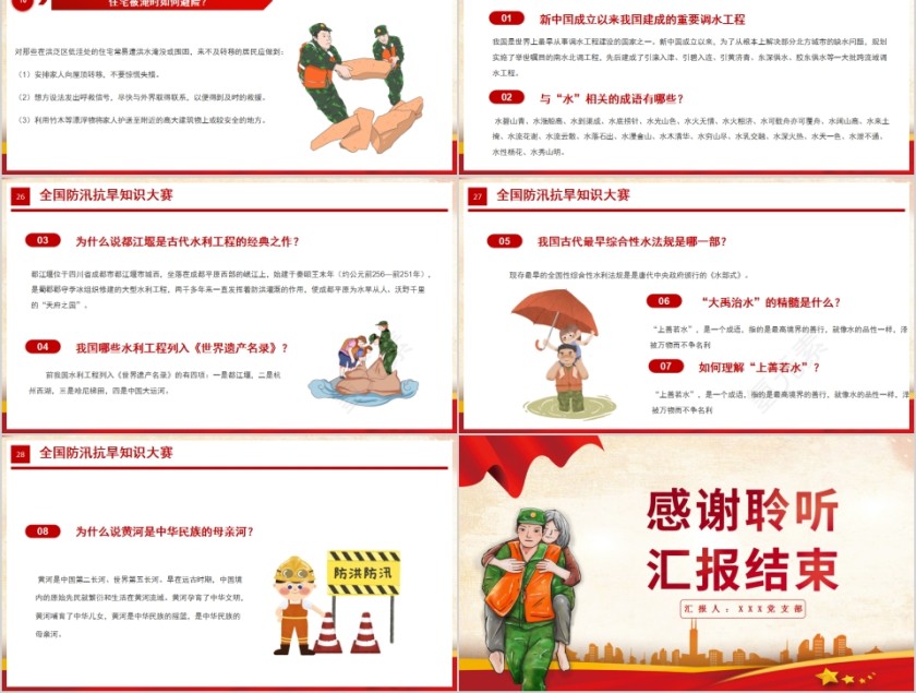 警钟长鸣抓防范防洪防汛保平安安全防汛知识主题教育课件PPT第5张