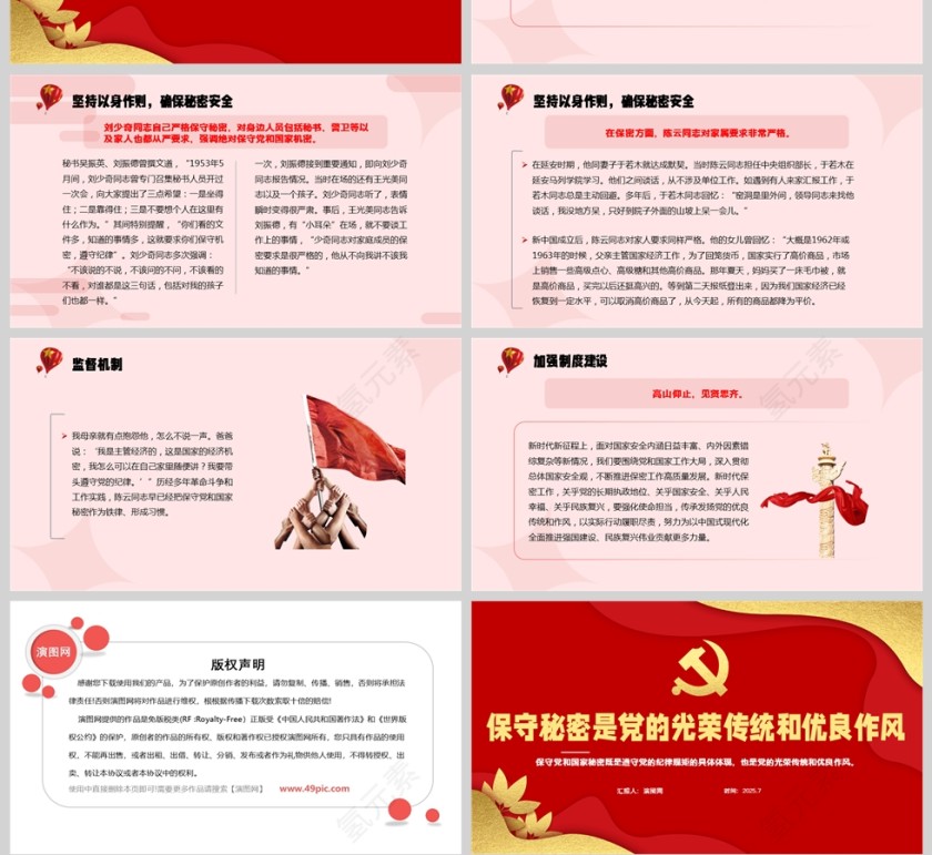 保守秘密是党的光荣传统和优良作风党课学习ppt第4张