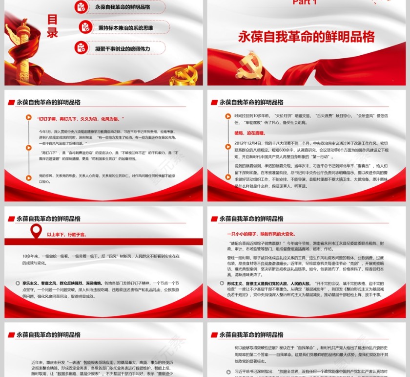 新时代党的作风建设《以优良党风引领社风民风》ppt第2张