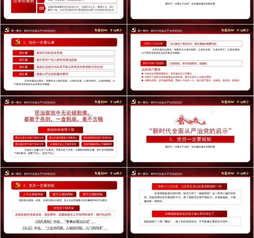 新时代党风廉政建设专题党课PPT第3张