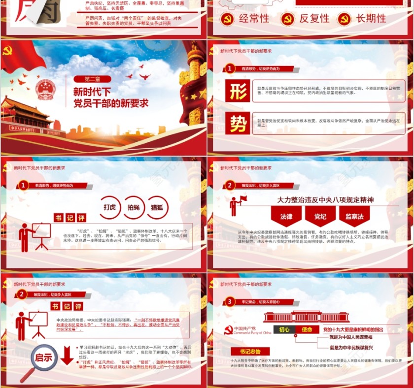 以保持永远在路上的清醒和执着推动全面从严治党向纵深发展反腐倡廉党风廉政专题微党课第3张