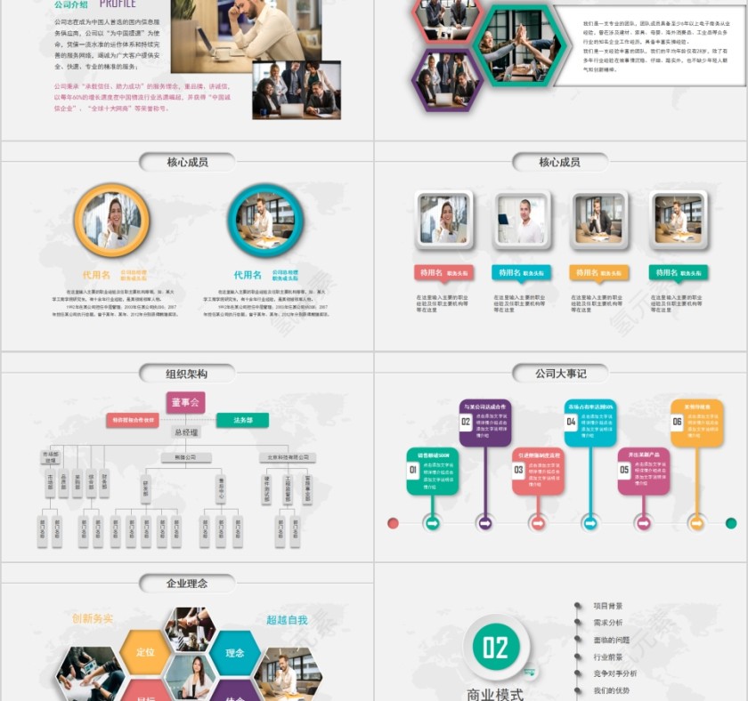 简约商务大客户销售培训PPT模板第2张