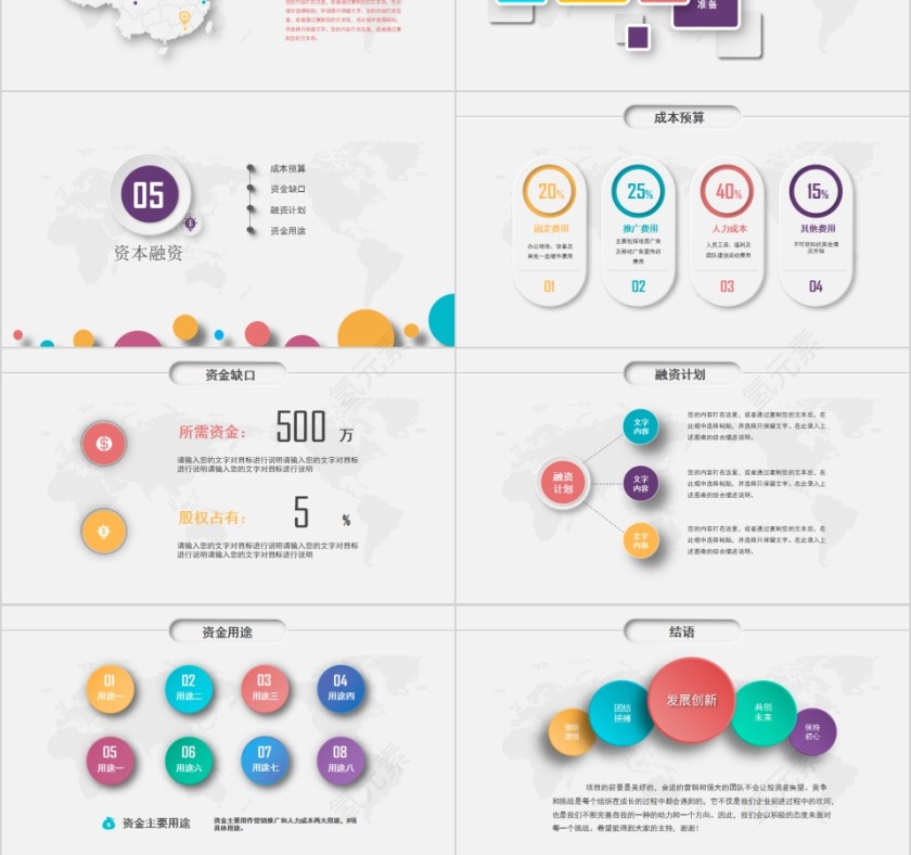 简约商务大客户销售培训PPT模板第6张