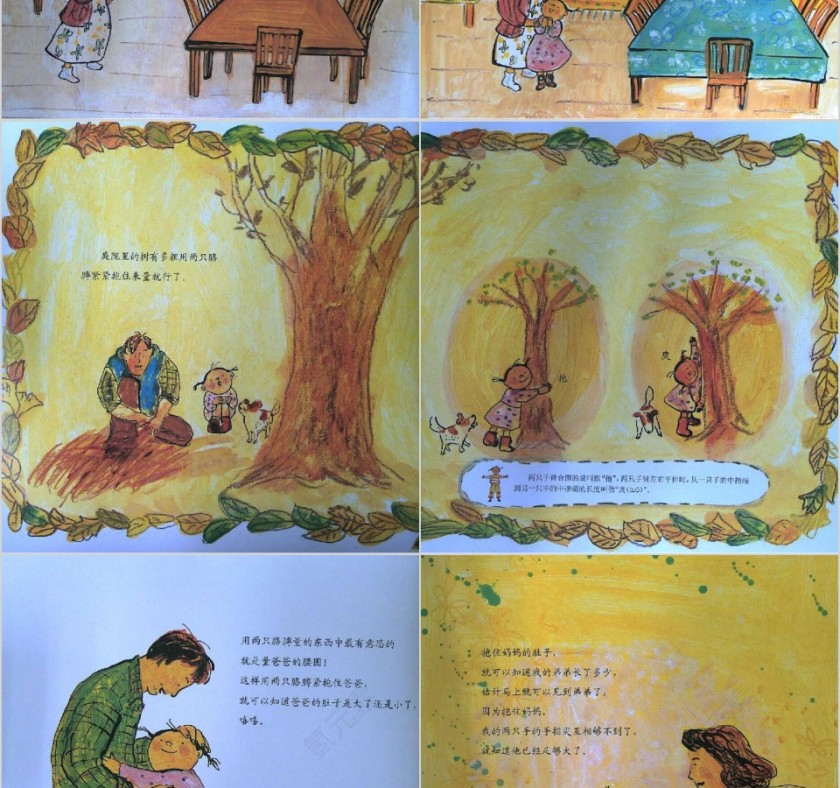 我家漂亮的尺子数学绘本教育课件PPT模板第8张