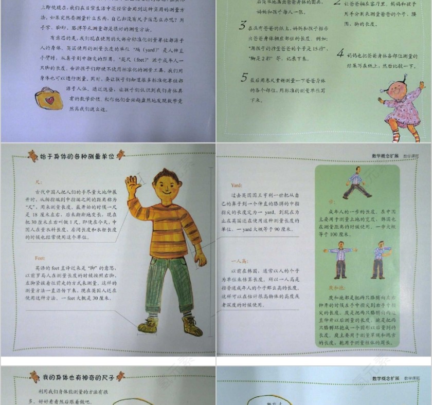 我家漂亮的尺子数学绘本教育课件PPT模板第10张
