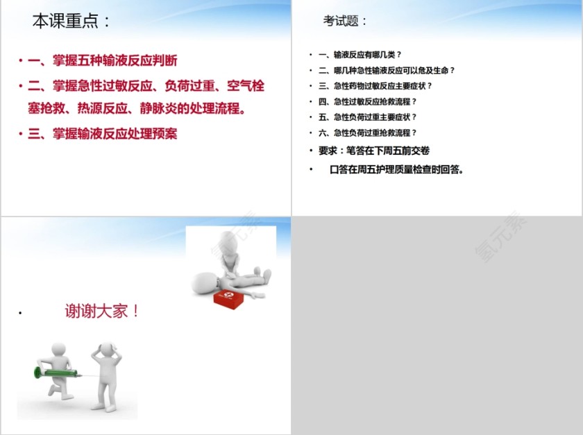 输液反应分类与急救医疗护理PPT模板第7张