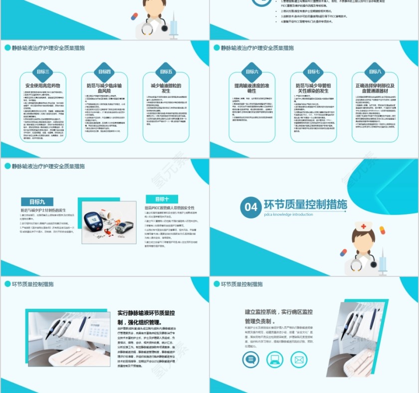 医疗护理护理输液PDCA应用管理PPT第3张