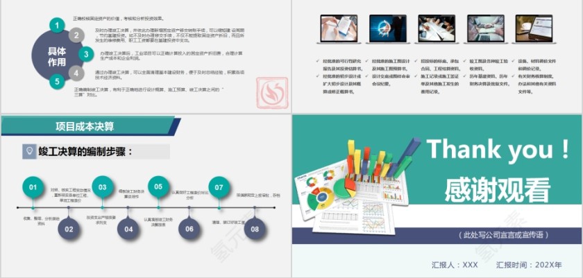公司培训项目成本管理PPT模板第8张