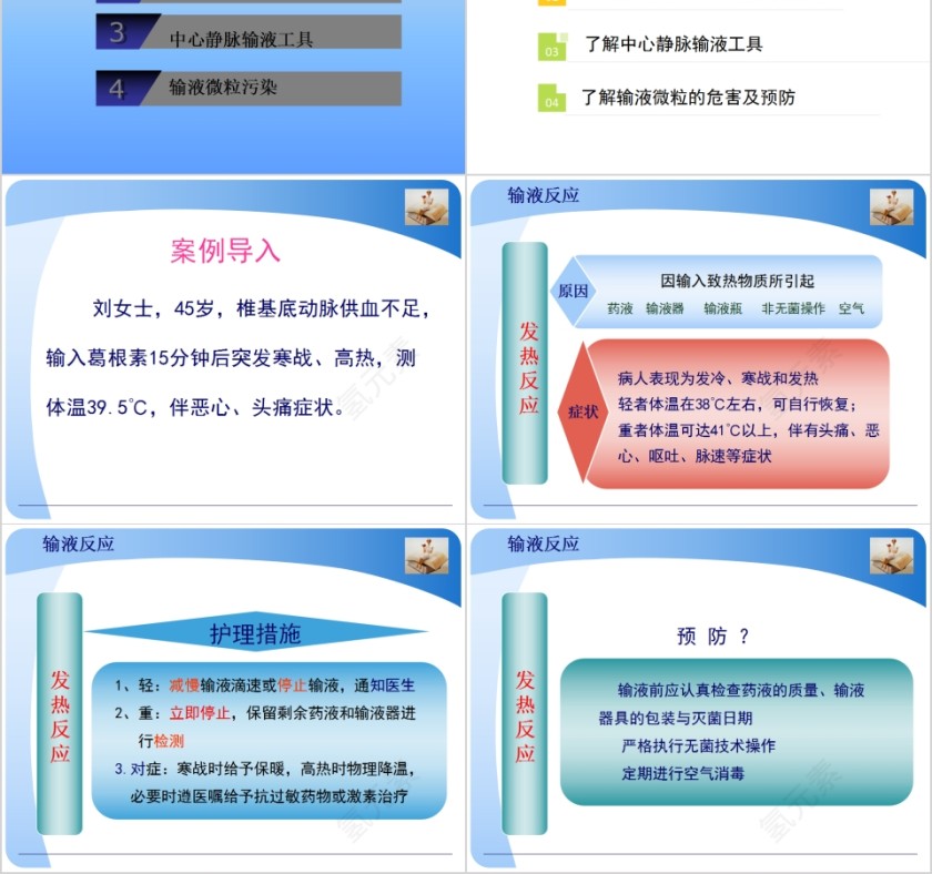 静脉输液医疗培训PPT模板第2张
