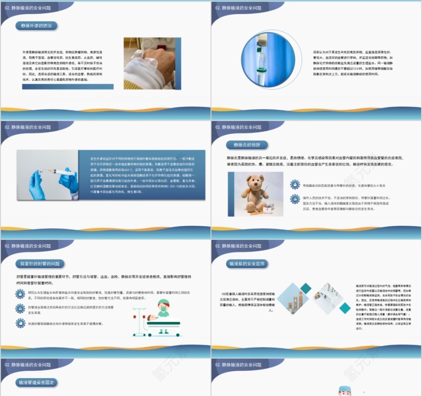 医疗培训静脉输液的安全问题PPT模板第4张