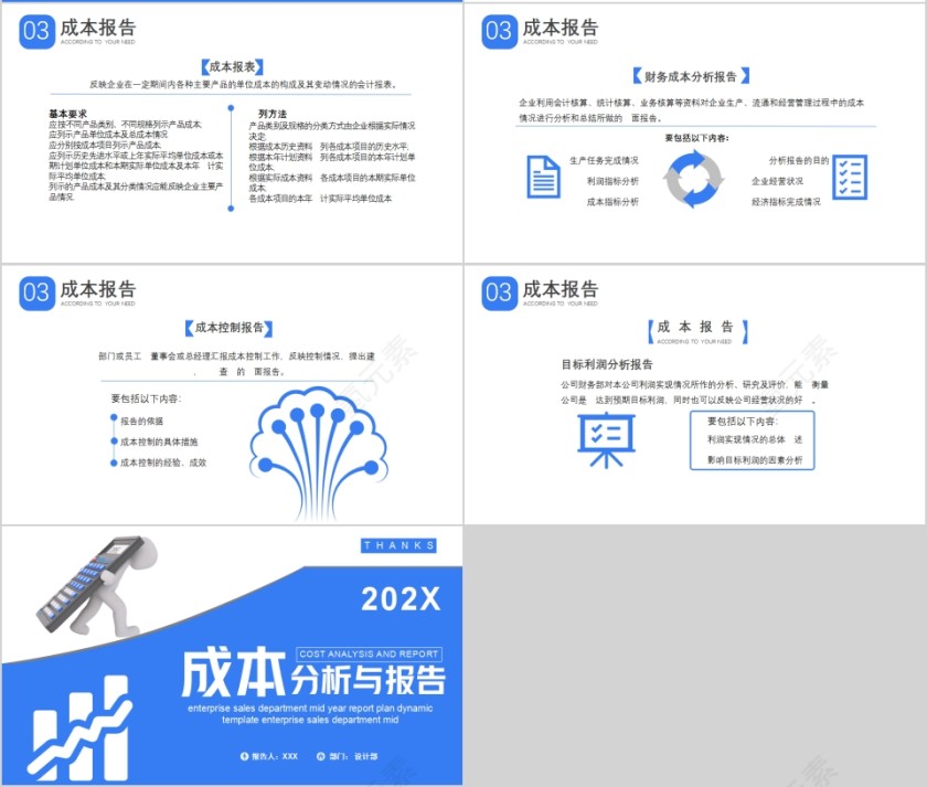 成本分析与报告成本管理培训PPT模板第4张