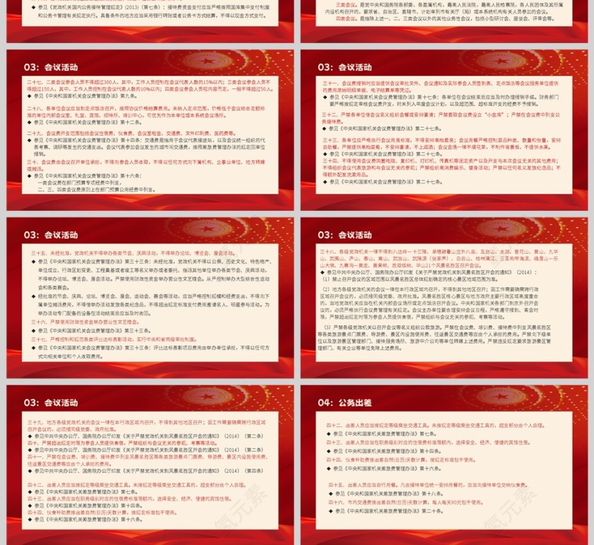 违反八项规定精神清单80个表现形式和处理依据党课学习ppt模板第8张