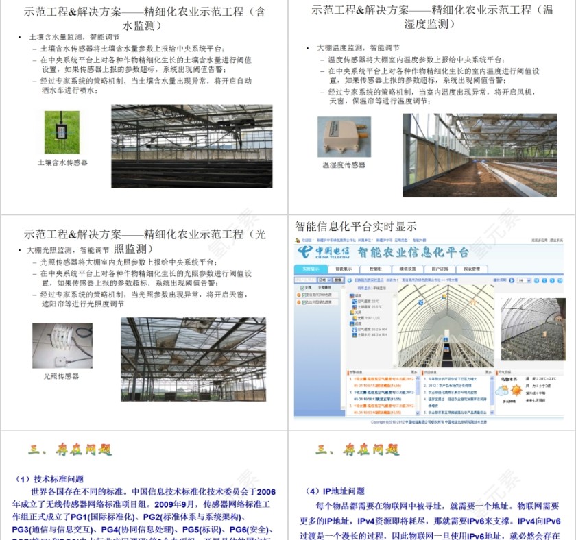 简约物联网之智慧农业PPT模板第5张