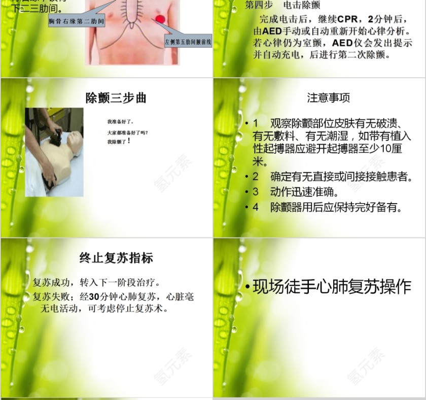 医疗健康心肺复苏指南PPT模板第10张